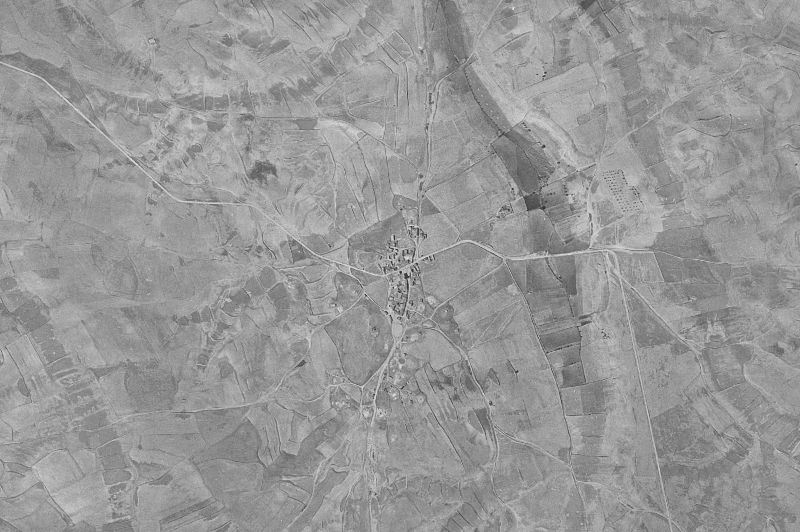 Ortofoto de 1956-1957 del núcleo de Lechón