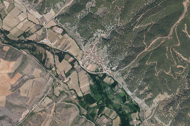 Ortofoto actual del núcleo de Manchones