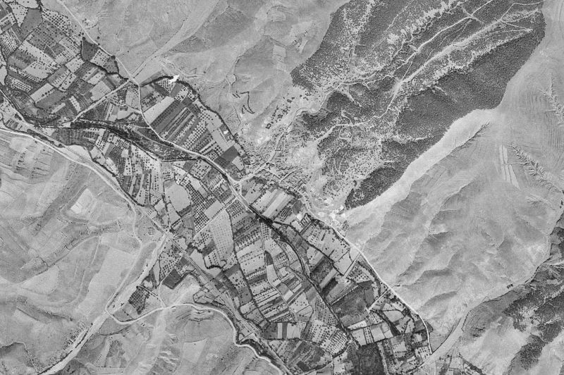 Ortofoto de 1956-1957 del núcleo de Manchones