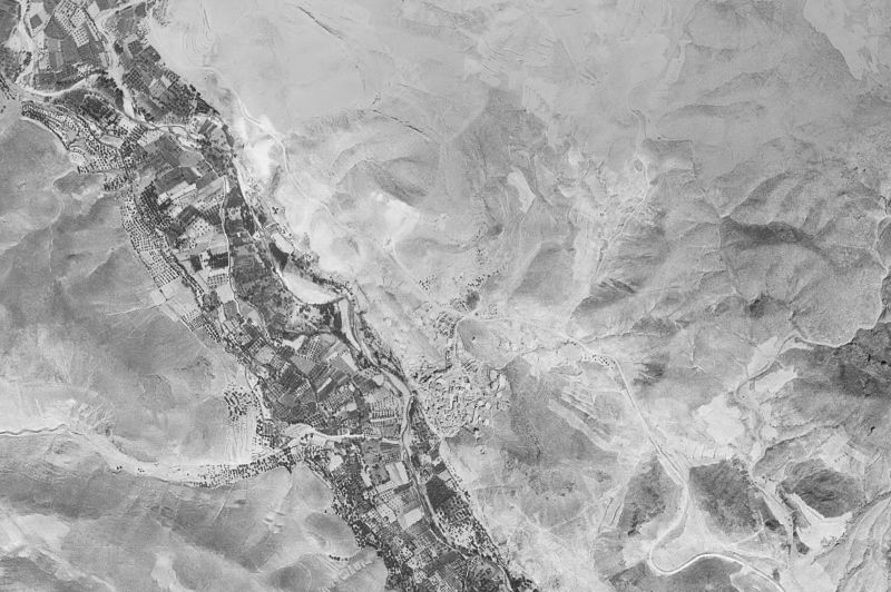 Ortofoto de 1956-1957 del núcleo de Nigüella