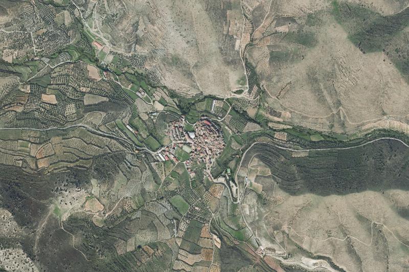 Ortofoto actual del núcleo de Sestrica