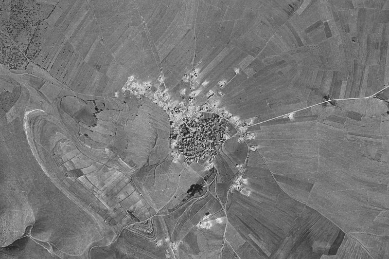 Ortofoto de 1956-1957 del núcleo de Torralba de los Frailes