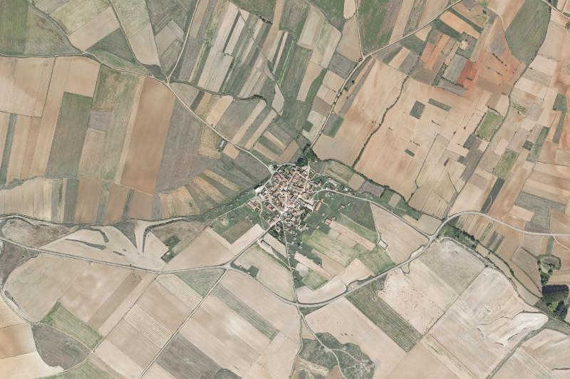 Ortofoto actual del núcleo de Torralbilla
