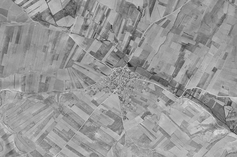 Ortofoto de 1956-1957 del núcleo de Torralbilla