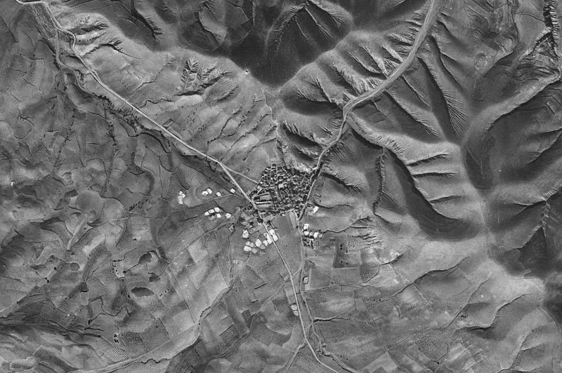 Ortofoto de 1956-1957 del núcleo de Valtorres